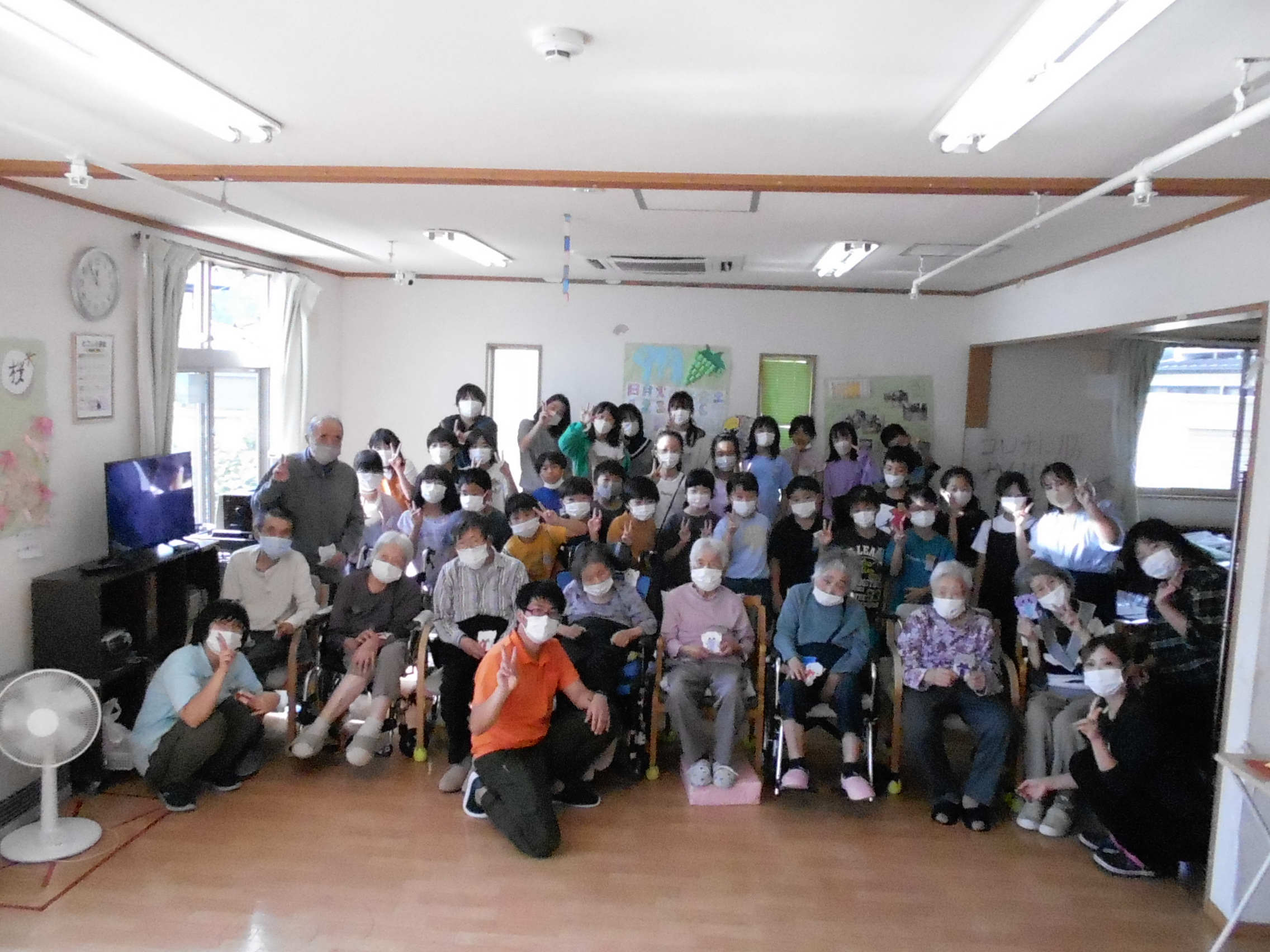 愛宕小学校の生徒さんとの交流会(^^♪