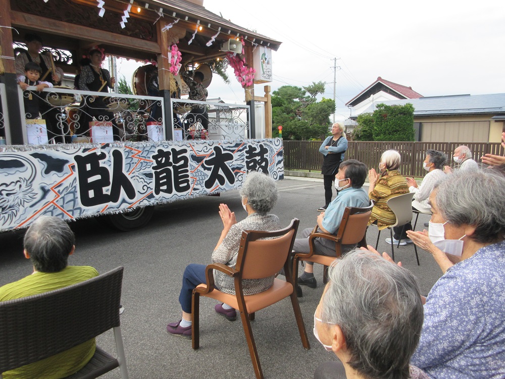 🌻臥龍太鼓と敬老の日お祝い🌻