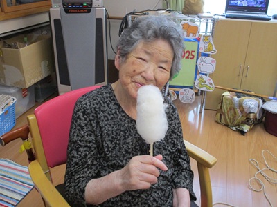 今日の茶話会の様子(^^♪