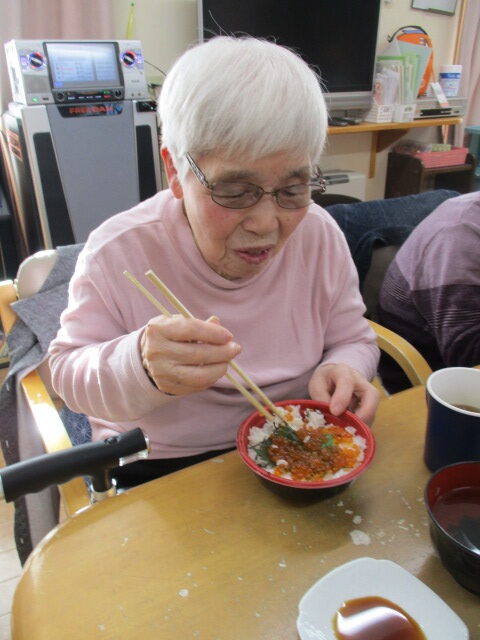 お寿司の出前レク！