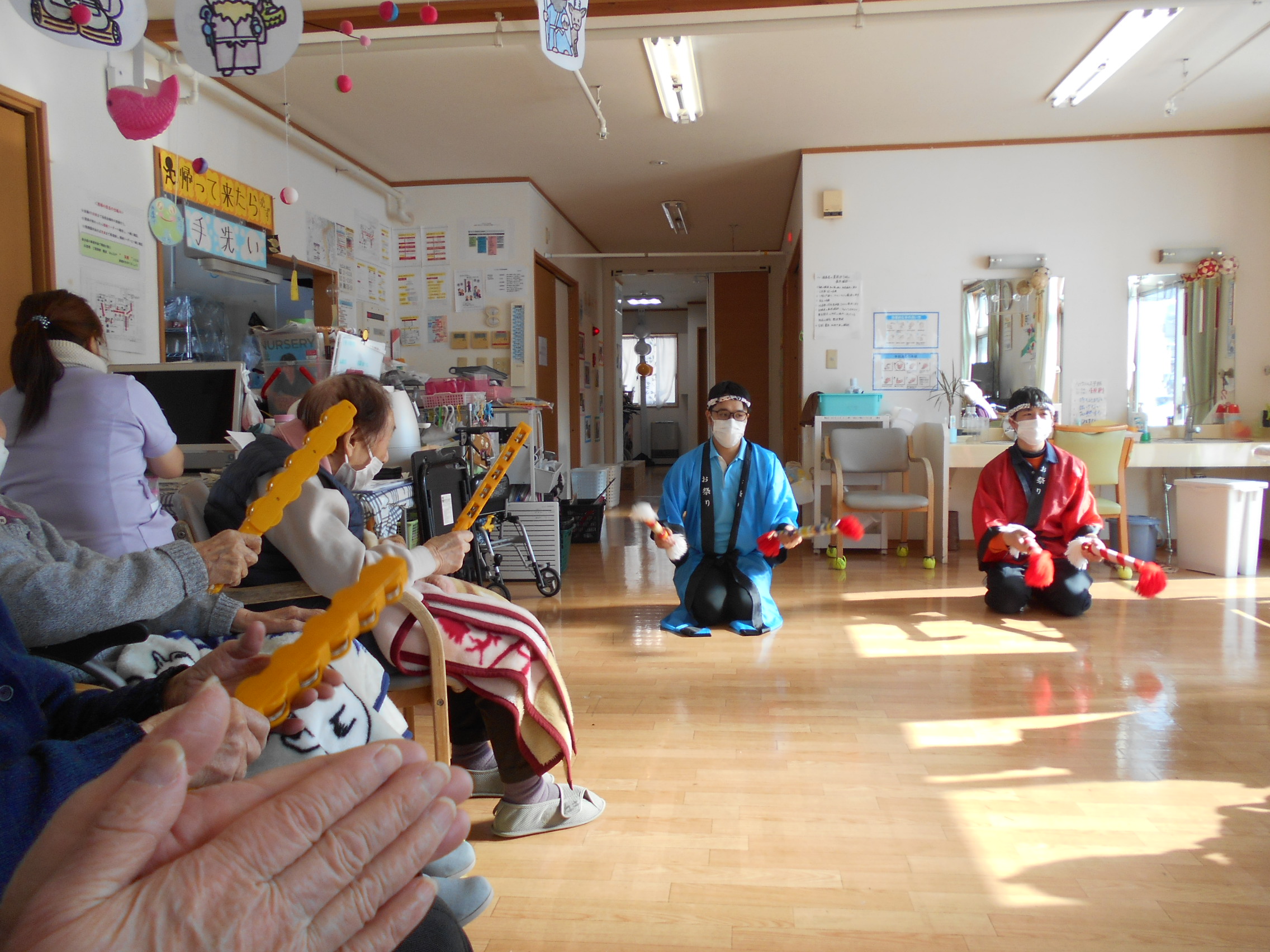 小正月当日も盛り上がりました！！