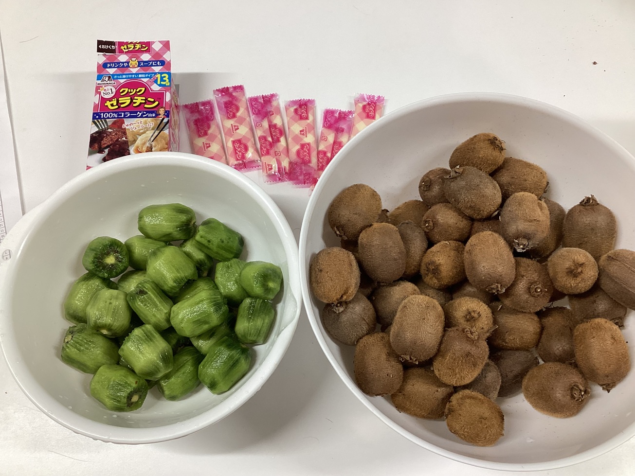 七草粥と手作りゼリー