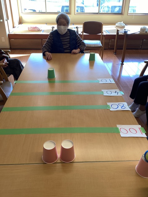 紙コップカーリング🥌✨