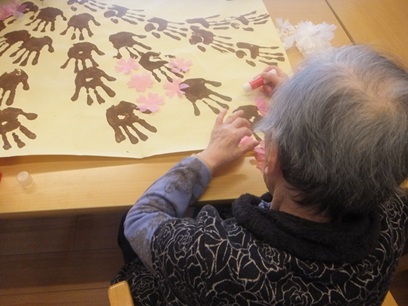 ♪壁画創作の様子♪