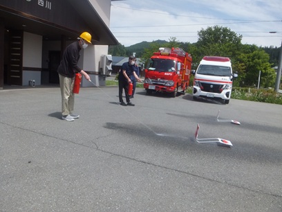 避難訓練を行いました。