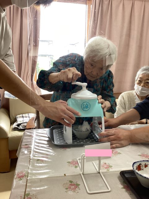 かき氷作り