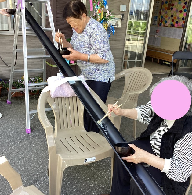 夏を満喫😊流しそうめん🎐